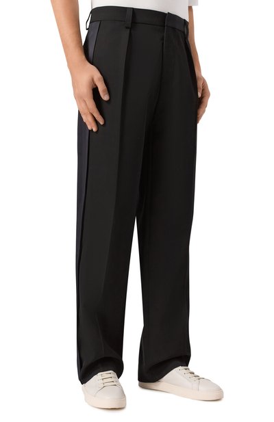 Шерстяные брюки CASABLANCA, арт. MPF25-TR-320-01, фото 3