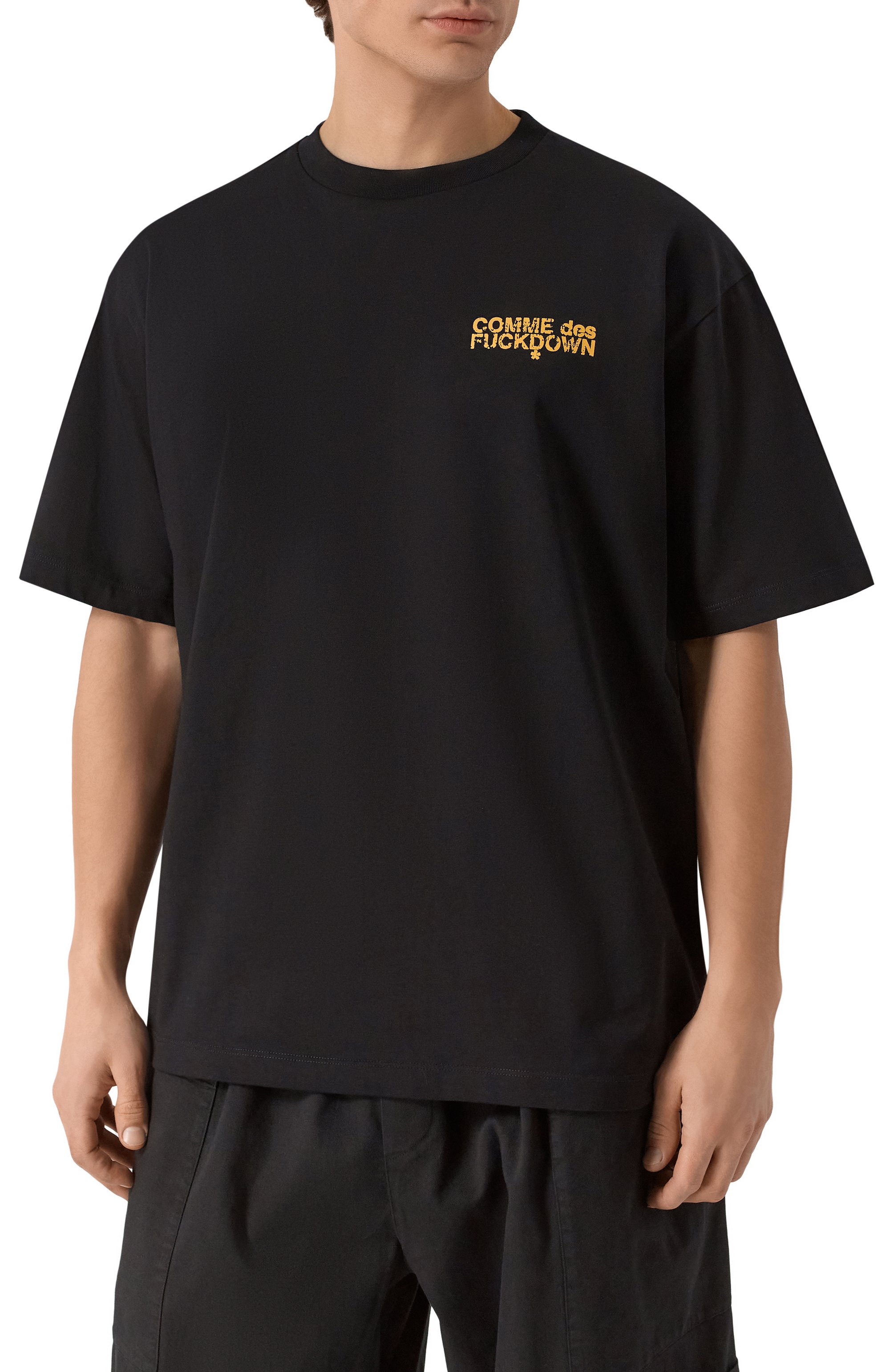 Хлопковая футболка COMME DES FUCKDOWN, арт. CFABM01592, фото 3