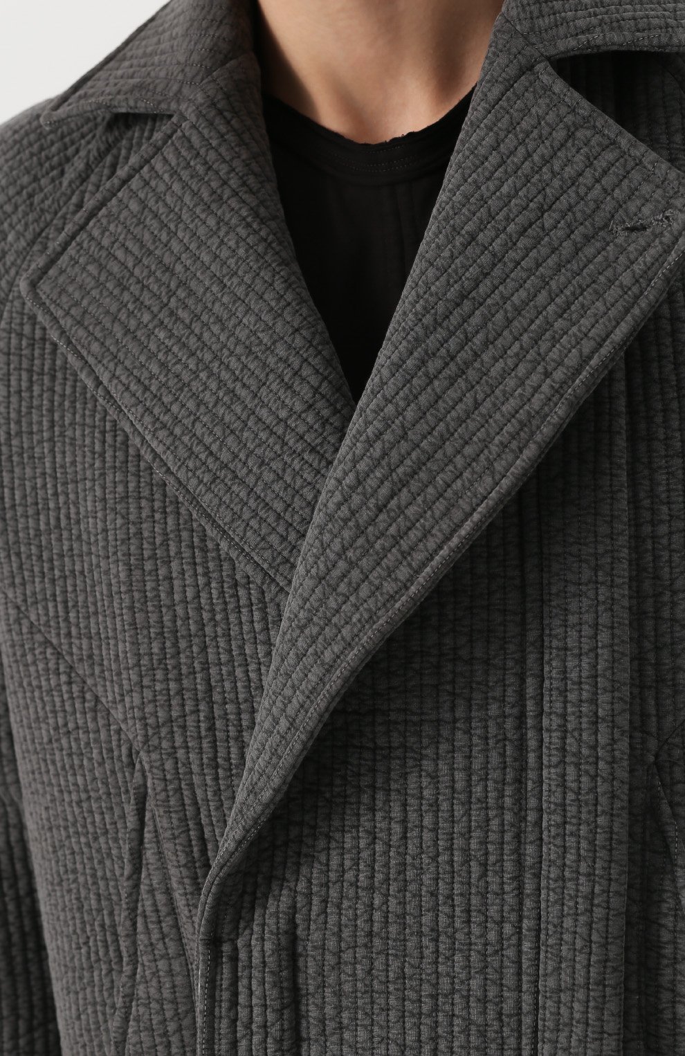 Хлопковое пальто асимметричного кроя с отложным воротником MANUEL MARTE, арт. C7102-2, фото 5