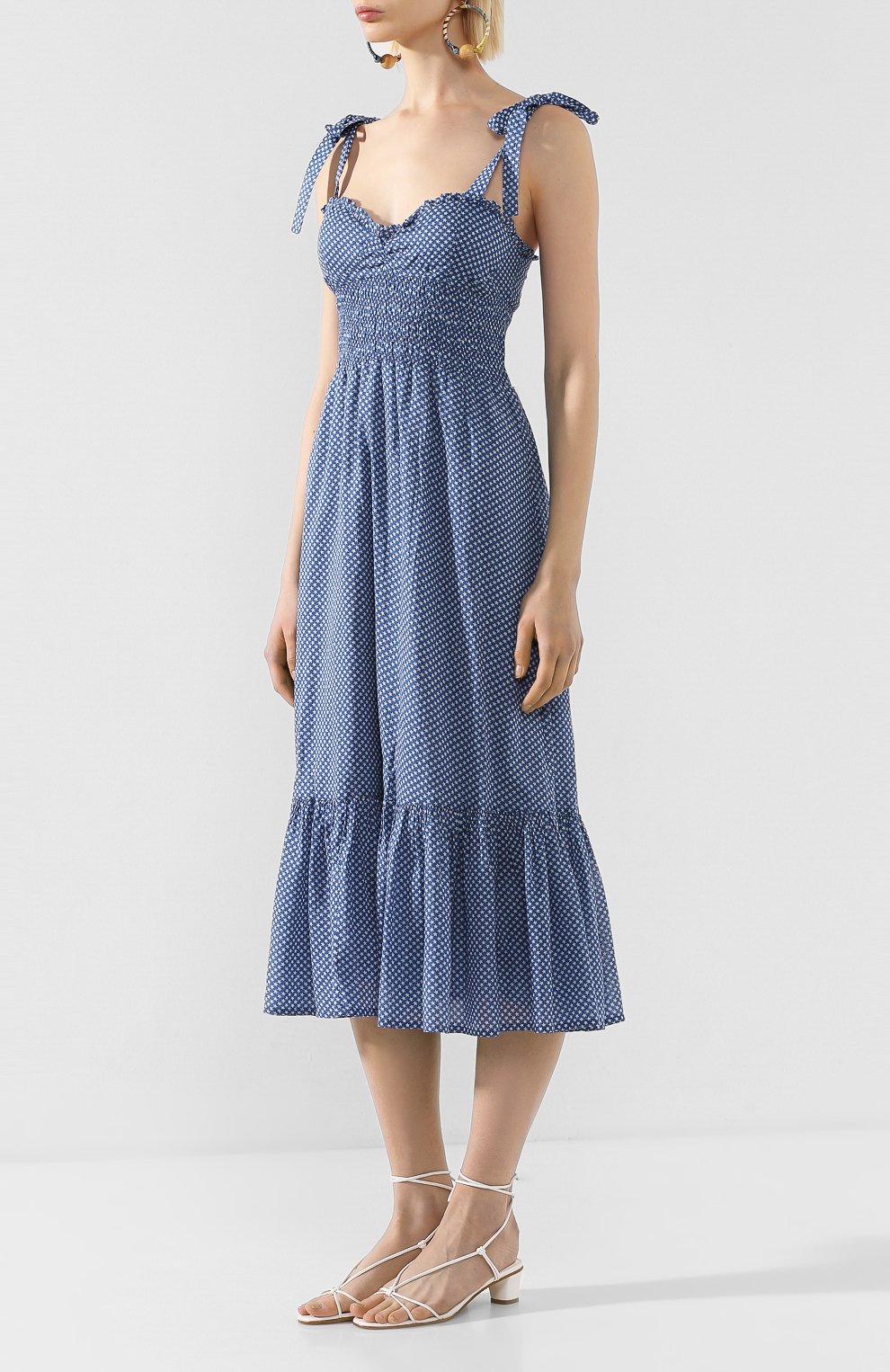Хлопковое платье POLO RALPH LAUREN, арт. 211793005, фото 3