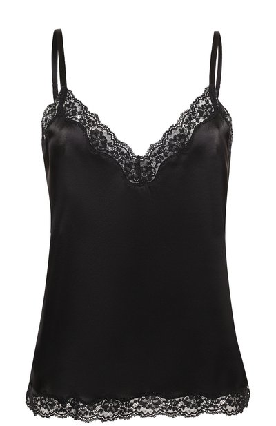 Шелковый топ с кружевной отделкой VANNINA VESPERINI, арт. VVAH17-40, фото 1