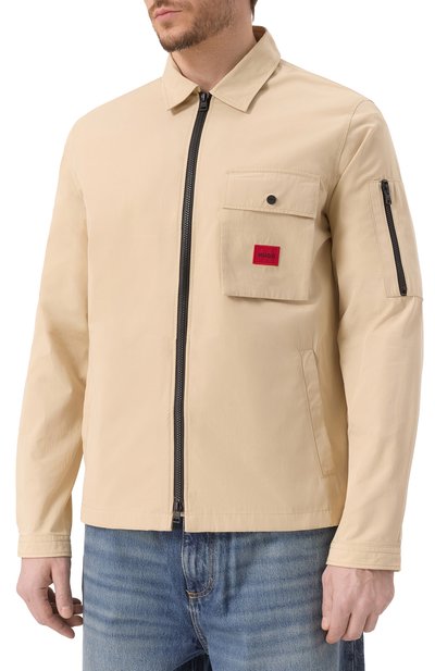 Хлопковая куртка-рубашка HUGO, арт. 50482701, фото 3