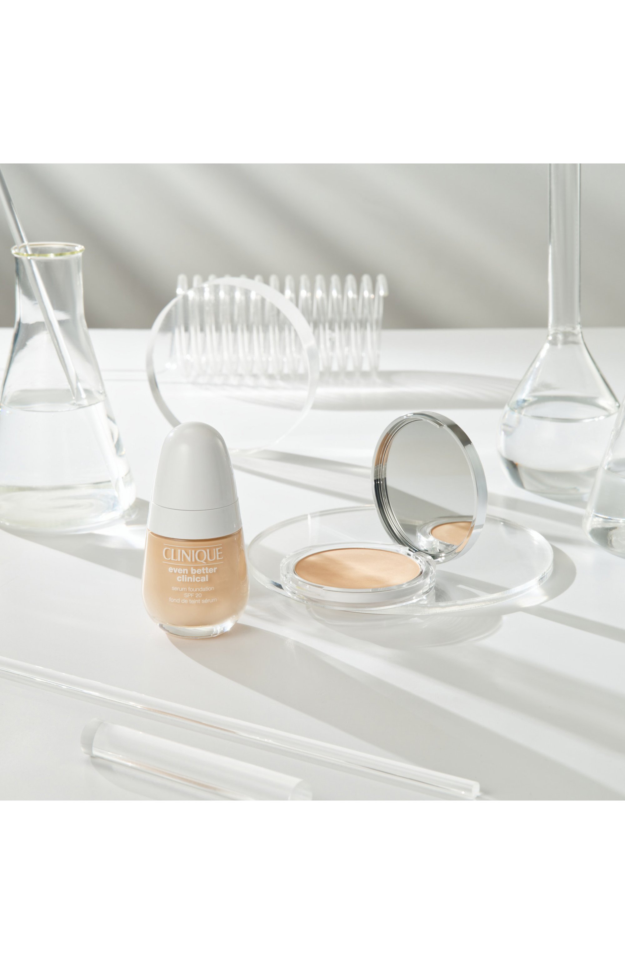 Легкая компактная пудра almost powder makeup spf 15, оттенок 03 light CLINIQUE, арт. 6MPY-03, фото 6