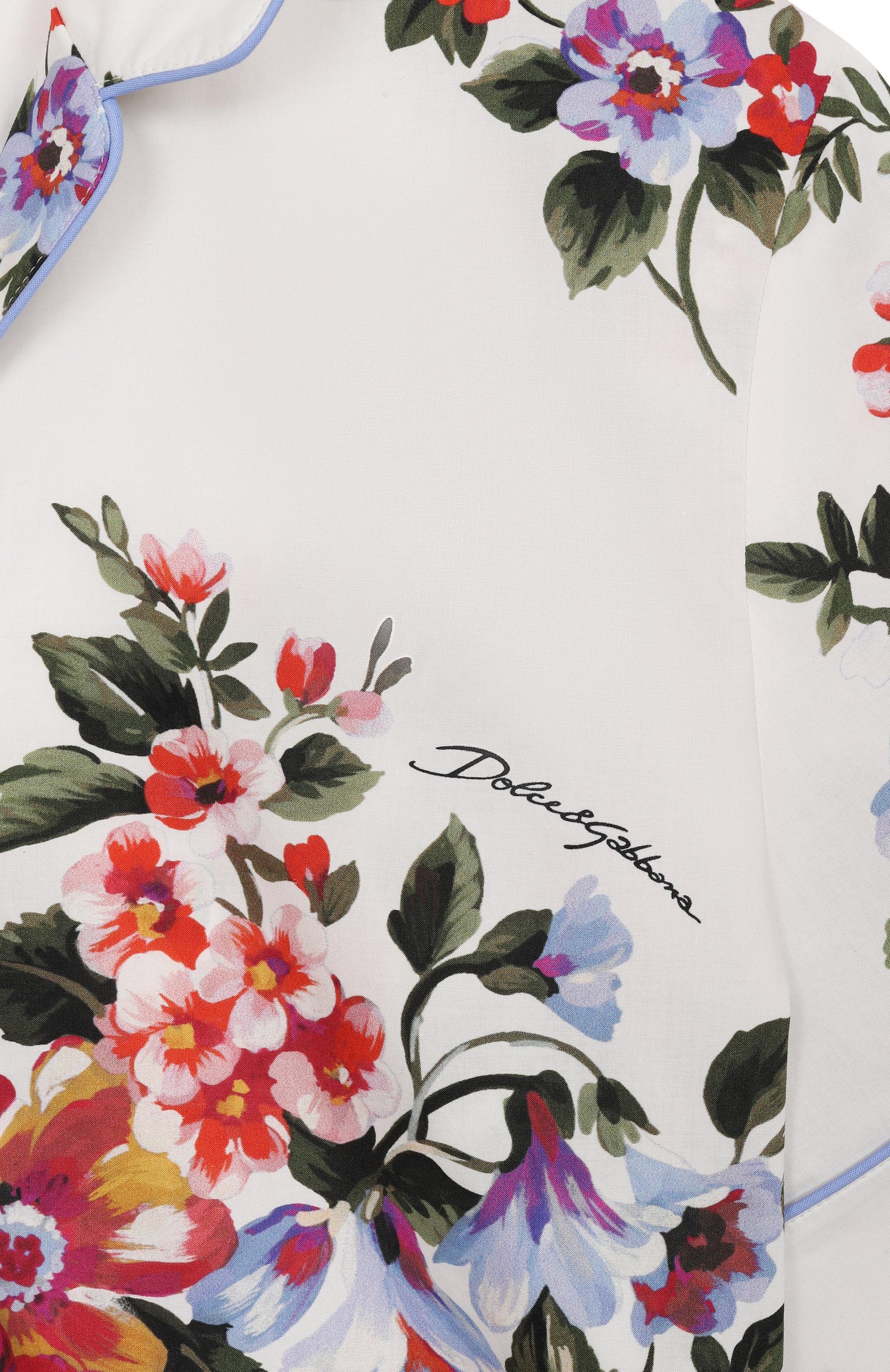 Хлопковая рубашка DOLCE & GABBANA, арт. L56S07/HS5UU, фото 3