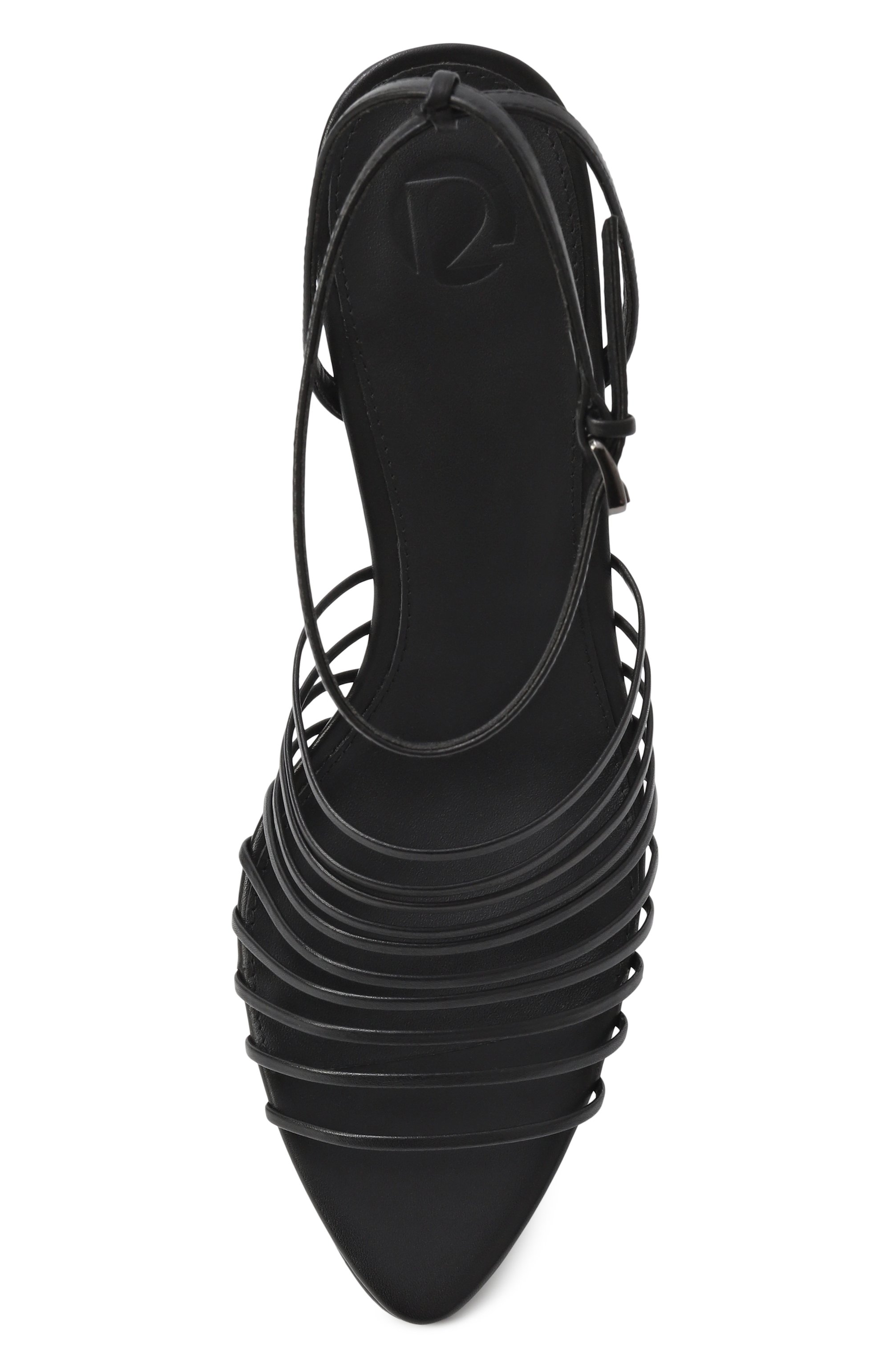 Кожаные босоножки 12 STOREEZ черного цвета по цене 19000 руб., арт. 128227, фото 6 Кожаные босоножки 12 STOREEZ, арт. 128227, фото 6