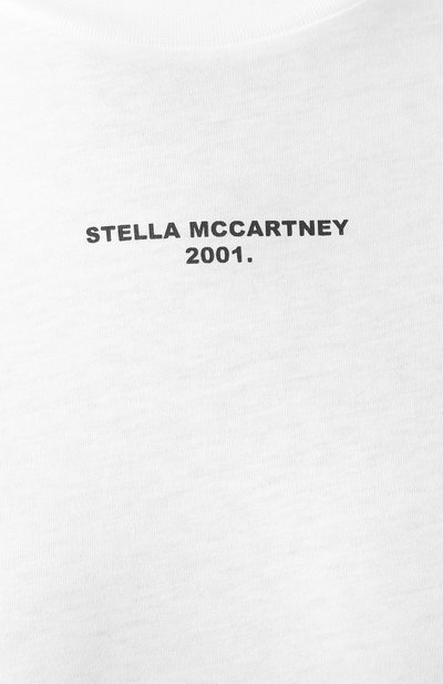 Хлопковая футболка STELLA MCCARTNEY, арт. 600422/SNW81, фото 5