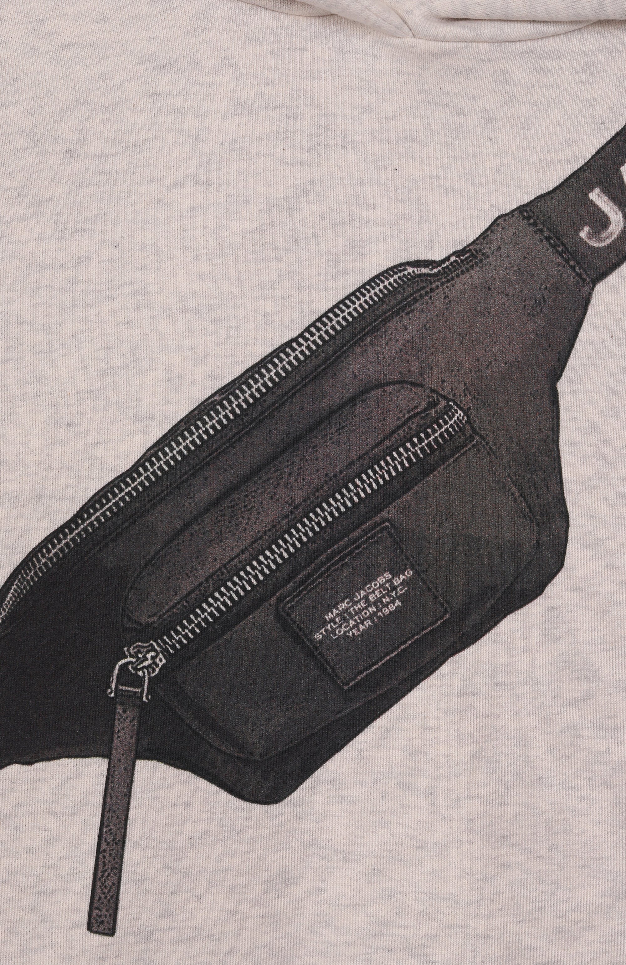 Хлопковое худи MARC JACOBS (THE) светло-бежевого цвета по цене 15800 руб., арт. W60427, фото 3 Хлопковое худи MARC JACOBS (THE), арт. W60427, фото 3
