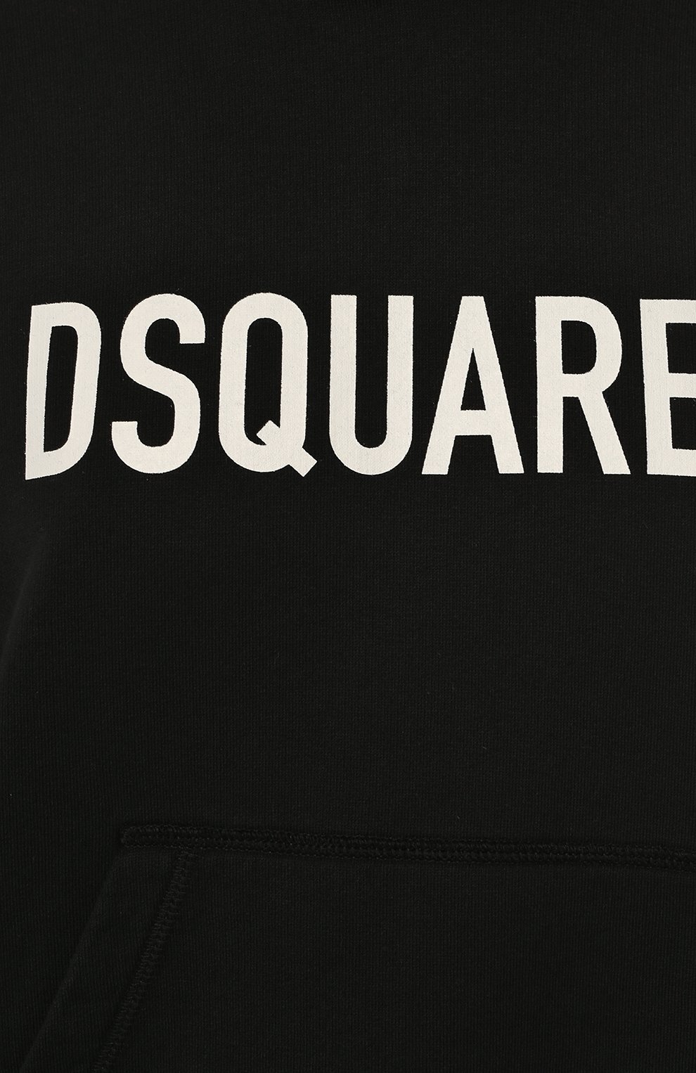 Хлопковое худи DSQUARED2 черного цвета по цене 25450 руб., арт. S75GU0429/S25539, фото 5 Хлопковое худи DSQUARED2, арт. S75GU0429/S25539, фото 5