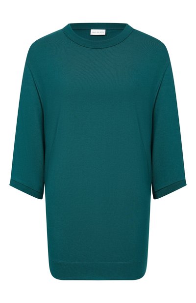 Женская хлопковая футболка DRIES VAN NOTEN, арт. 131101/4600