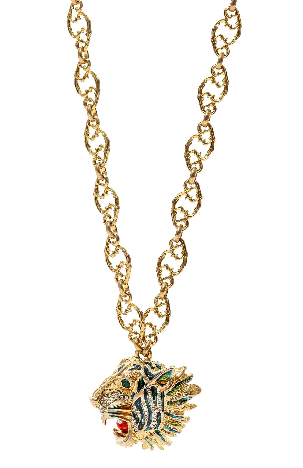 Колье GUCCI золотого цвета по цене 122400 руб., арт. 543092 I8766, фото 3 Колье GUCCI, арт. 543092 I8766, фото 3