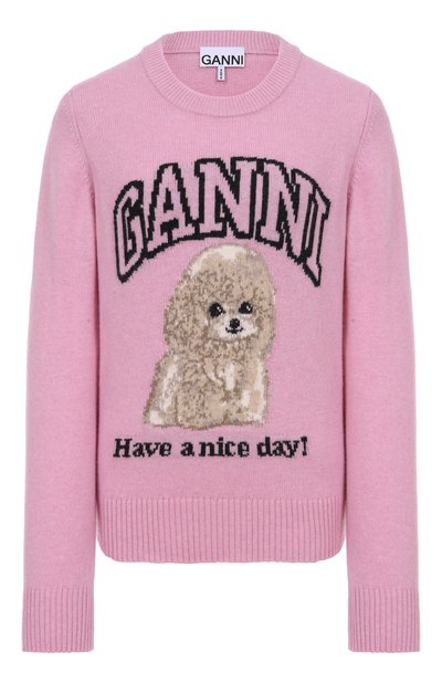 Женский шерстяной свитер GANNI, арт. K2499