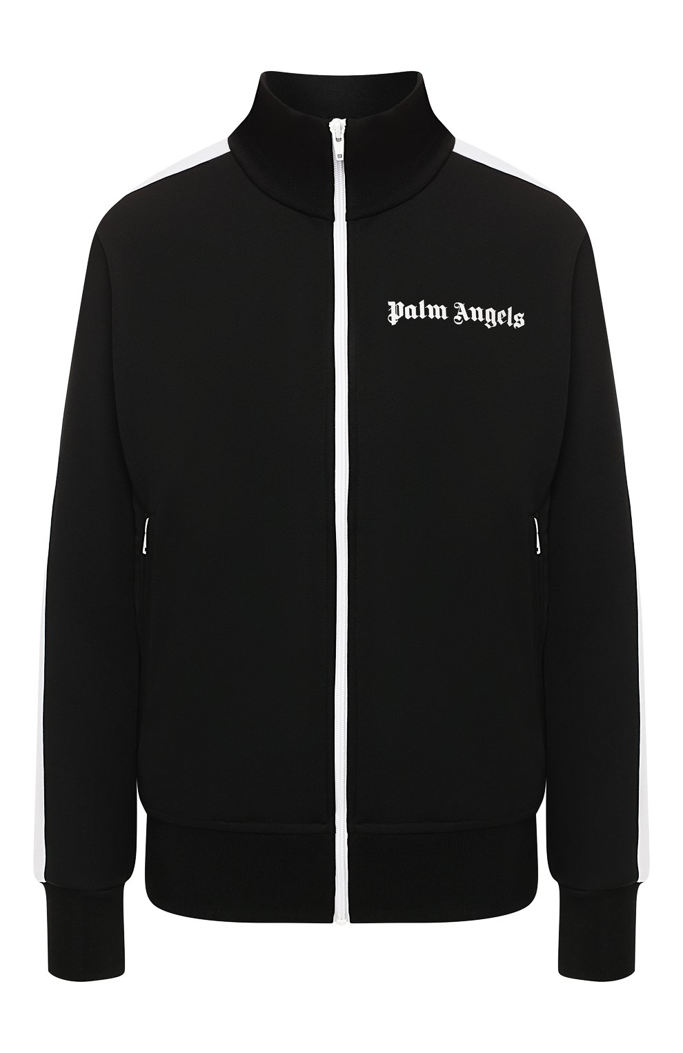 Кардиган с логотипом бренда PALM ANGELS черно-белого цвета по цене 43900 руб., арт. PMBD001S193840011001, фото 1 Кардиган с логотипом бренда PALM ANGELS, арт. PMBD001S193840011001, фото 1