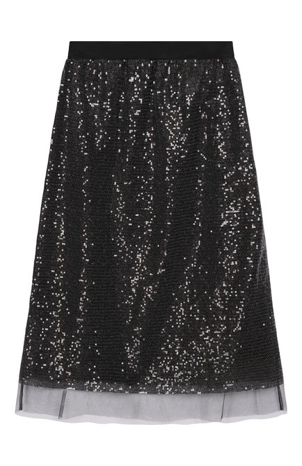 Женская юбка с отделкой пайетками PRADA, арт. P139TR-1Z4T-F0002