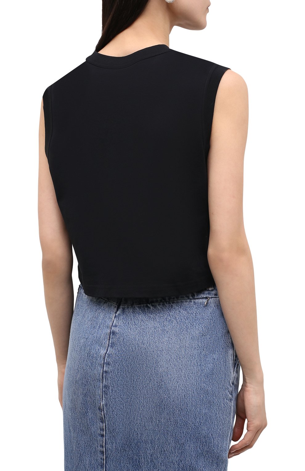 Хлопковый топ ALEXANDERWANG.T, арт. 4CC3211283, фото 4