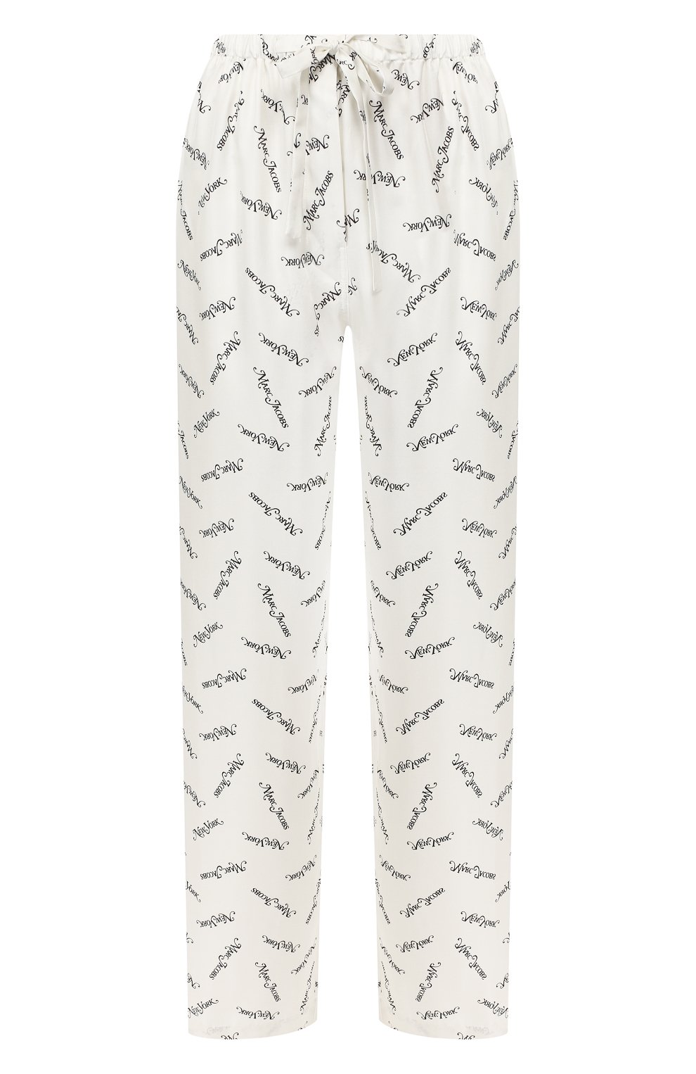 Шелковые брюки MARC JACOBS (THE) молочного цвета по цене 52750 руб., арт. M4007919, фото 1 Шелковые брюки MARC JACOBS (THE), арт. M4007919, фото 1