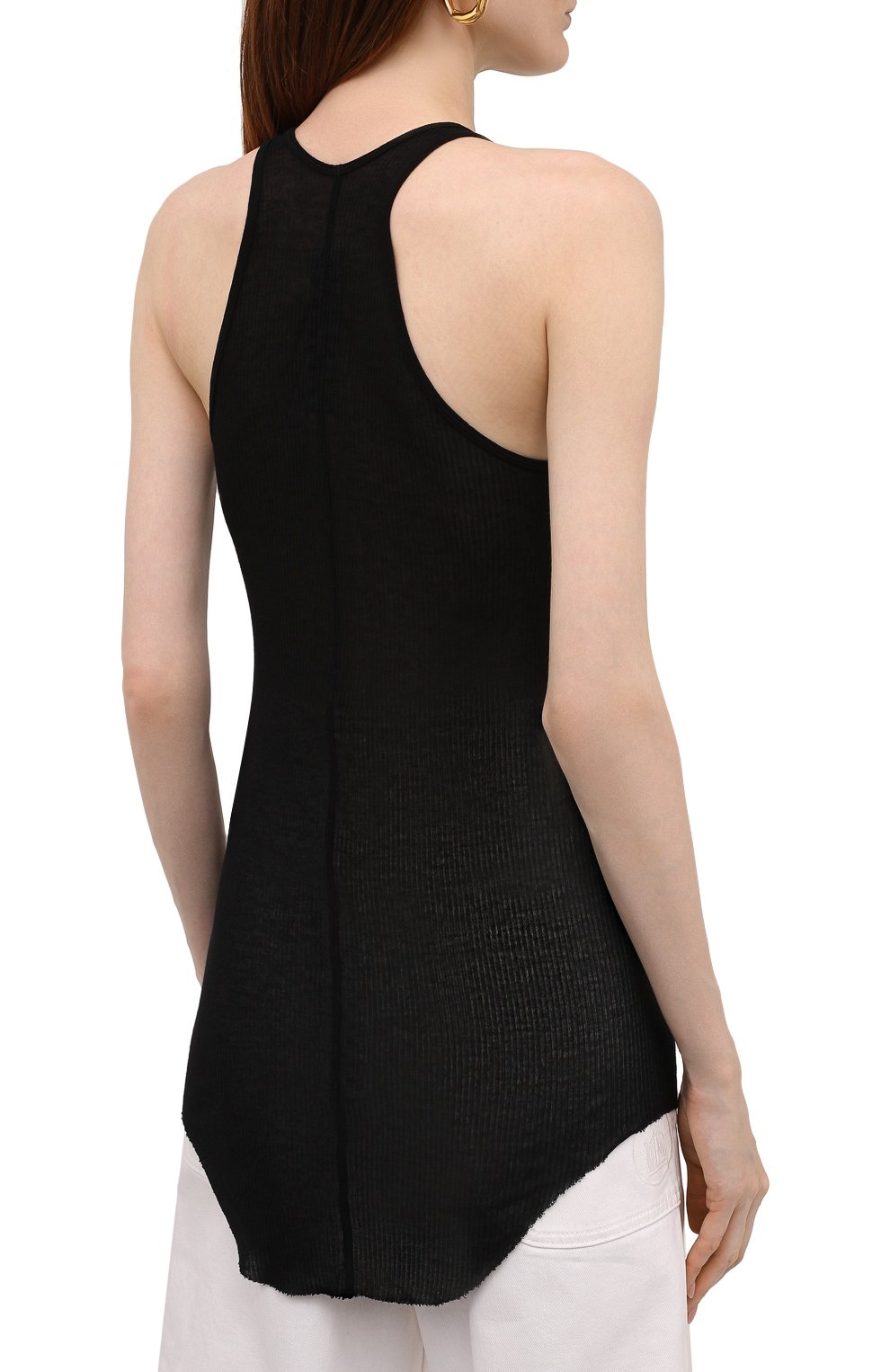 Майка из вискозы и шелка RICK OWENS, арт. RP02A7101/RC, фото 4