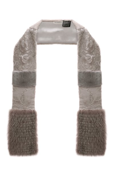 Меховой шарф COLOR TEMPERATURE, арт. Кар, Боб, З-2/бн, фото 1