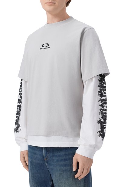 Хлопковый лонгслив BALENCIAGA, арт. 871497/TUVD5, фото 3