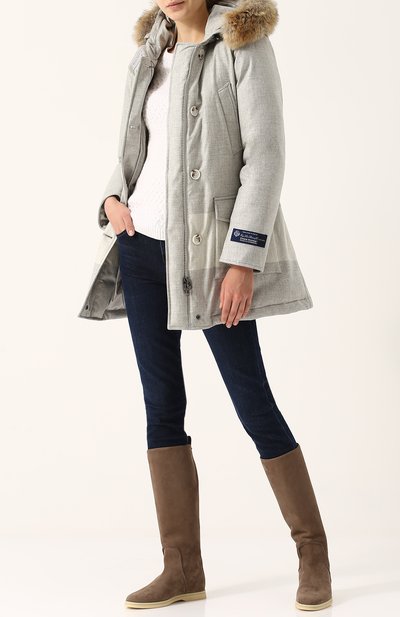 Сапоги из нубука на контрастной подошве LORO PIANA, арт. FAG3617, фото 2