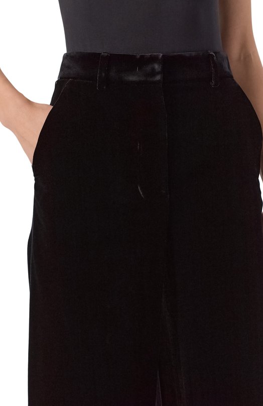 Бархатные брюки Giorgio Armani GW001563/TE10831 Чёрный  GW001563/TE10831 Фото 5