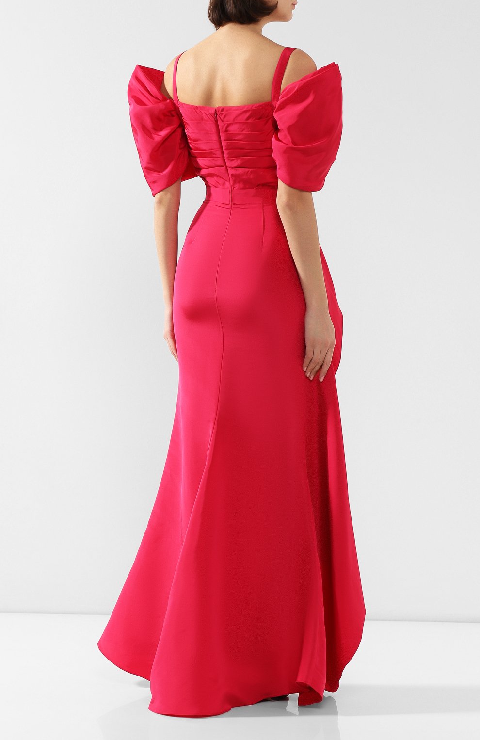 Шелковое платье ALEXANDER MCQUEEN, арт. 587278/QBAAR, фото 4