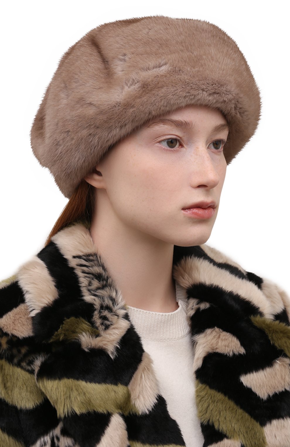 Меховой берет из норки VICTORIA KUSENKOVA, арт. 011900033008, фото 2