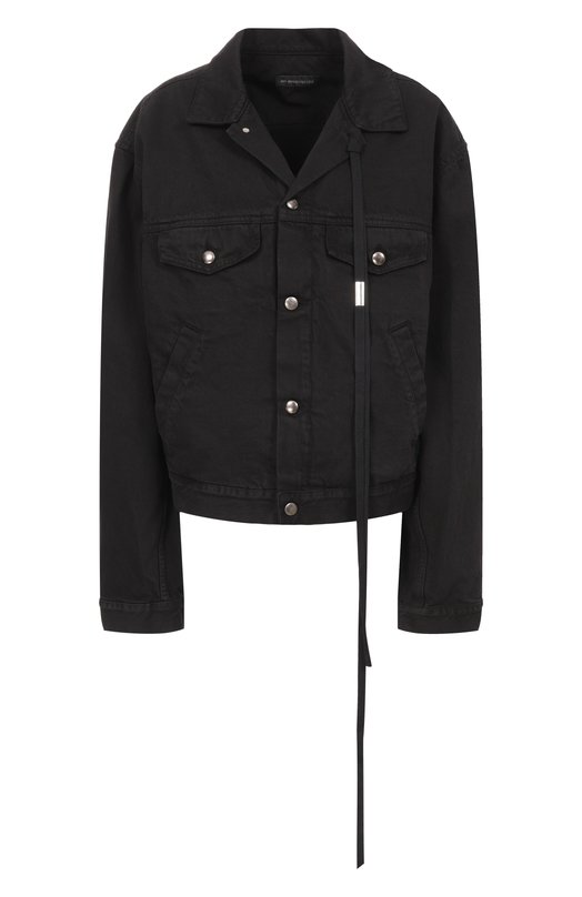 Джинсовая куртка Ann Demeulemeester B0012717/FA038 Чёрный B0012717/FA038