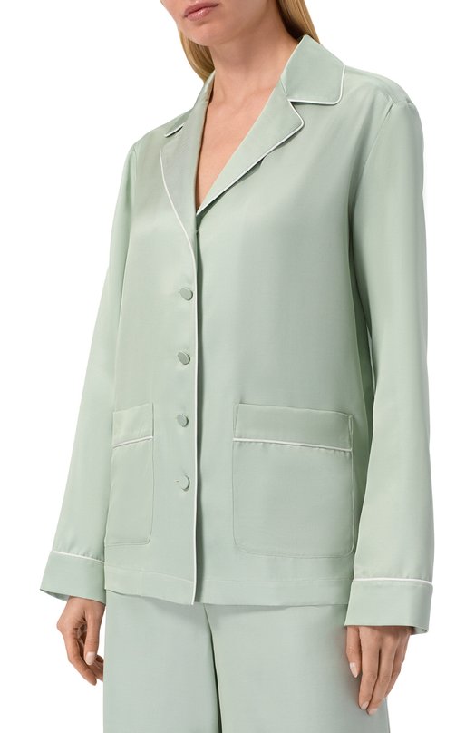 Шелковая рубашка MVST M26.2PW.B017/F138 Зелёный  M26.2PW.B017/F138 Фото 3