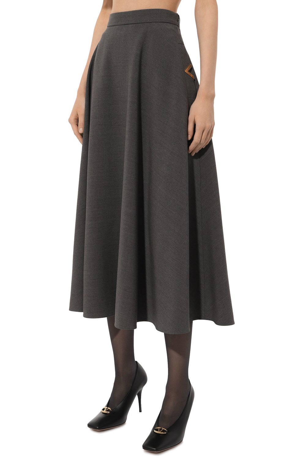 Шерстяная юбка VALENTINO, арт. 5B3RABP27CU, фото 3