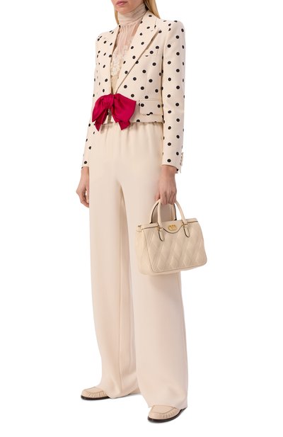 Женские шелковые брюки VALENTINO, арт. 8B3RB745/1MM