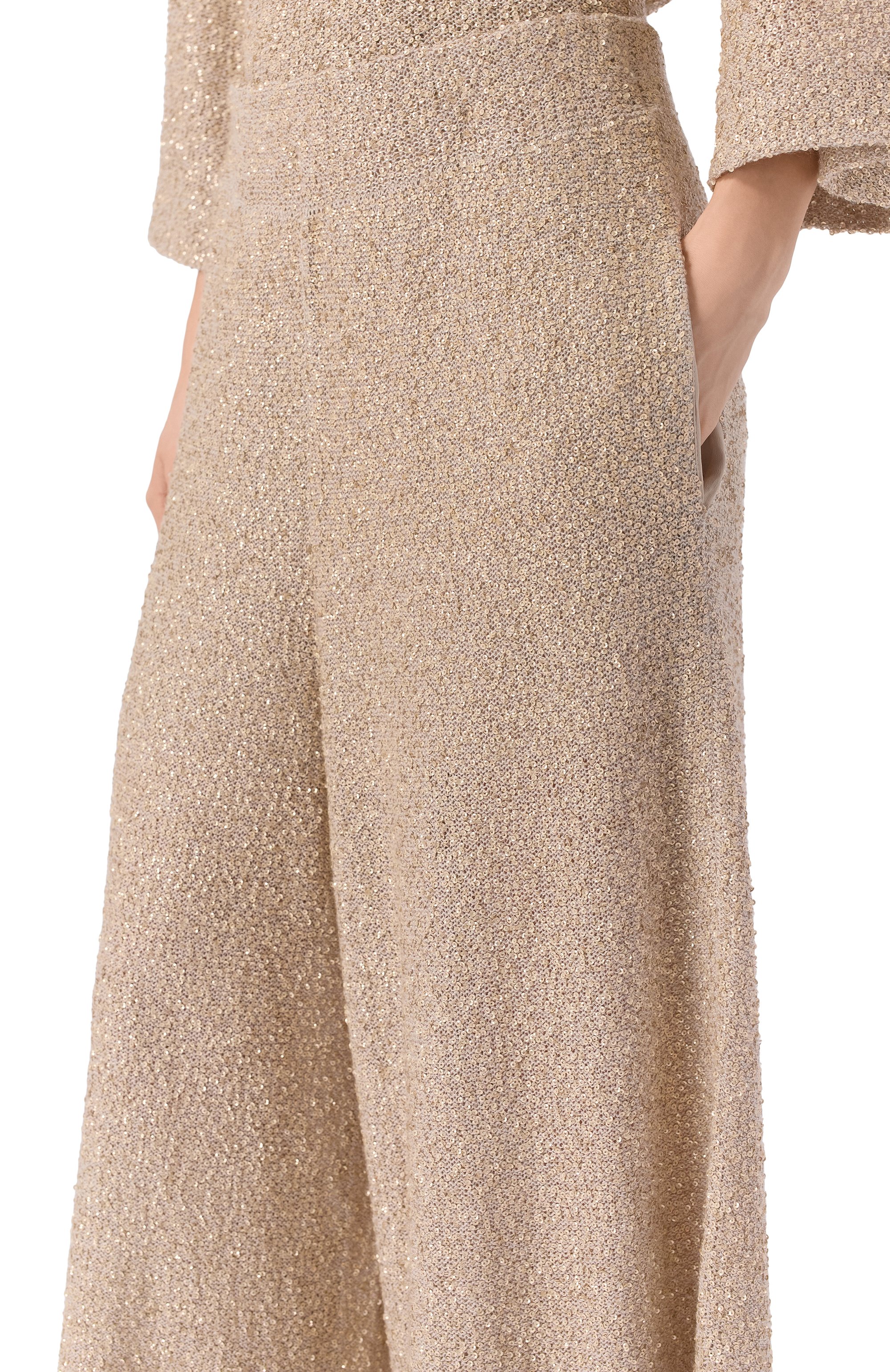 Брюки изо льна и кашемира BRUNELLO CUCINELLI, арт. MJC547069, фото 5