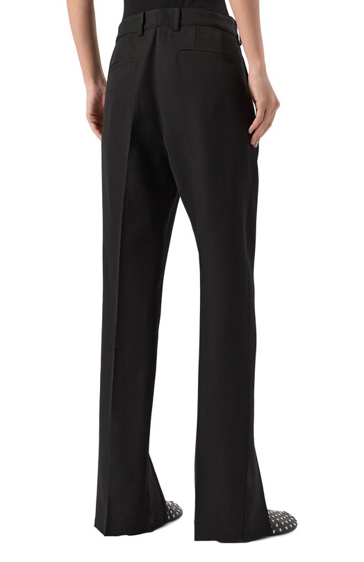 Брюки из вискозы и шелка Jil Sander J03KA0301-J65005 Чёрный  J03KA0301-J65005 Фото 4