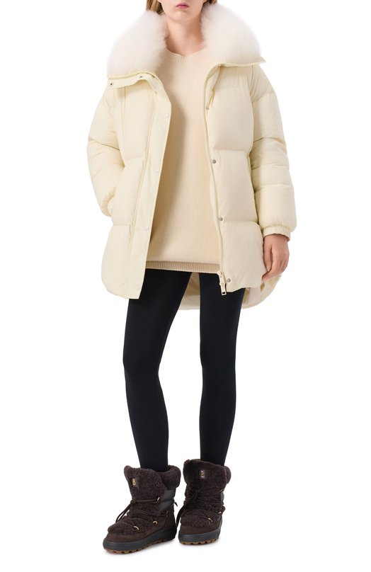 Полусапоги Chamonix из овчины Bogner 22546704 Коричневый  22546704 Фото 3