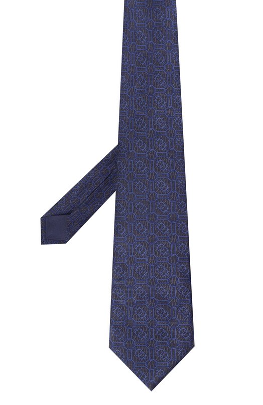 Шелковый галстук Zilli CRAV2BM0600VZMRB0 Синий  CRAV2BM0600VZMRB0 Фото 3