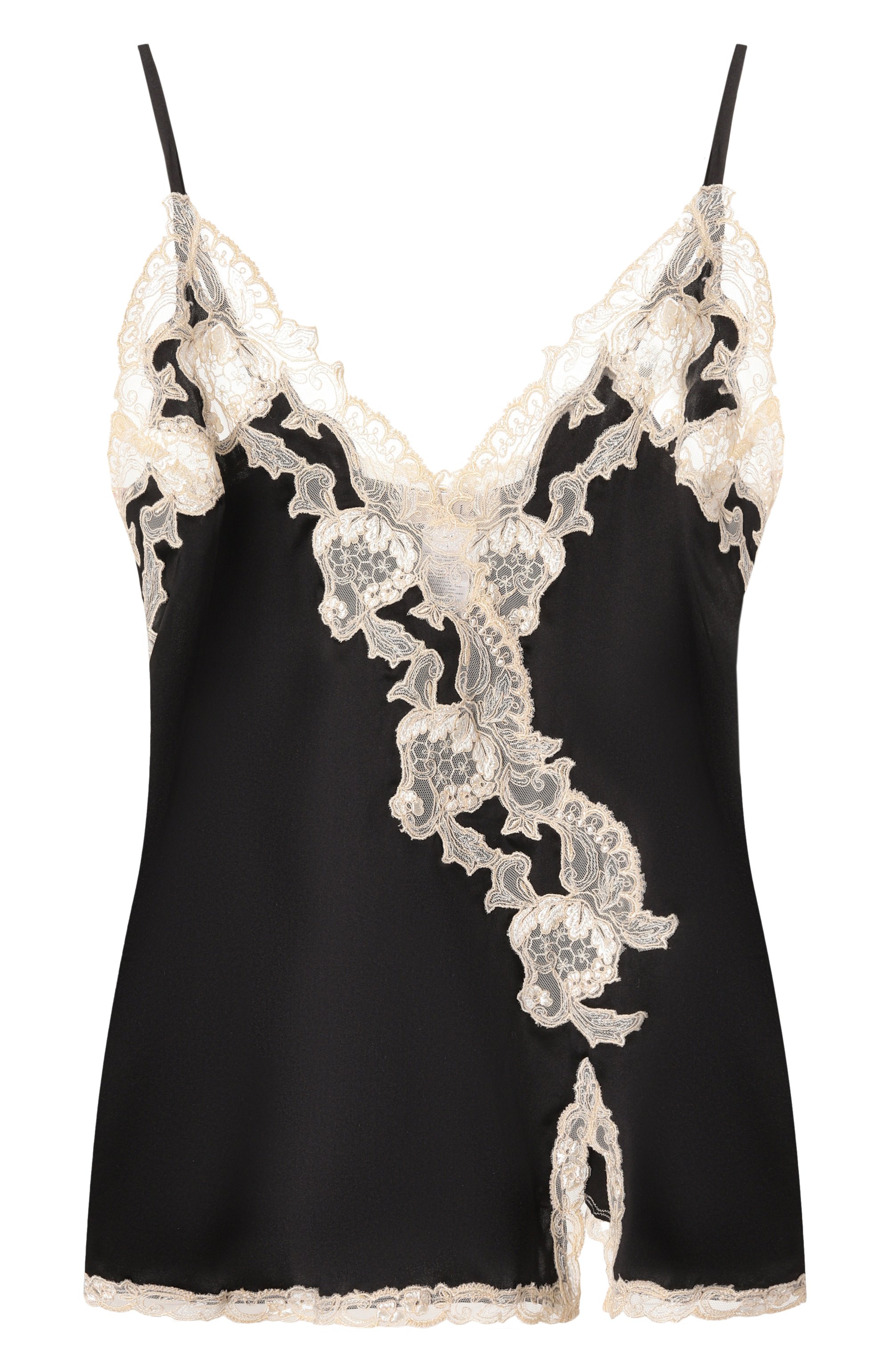 Шелковый топ C.ALLA черного цвета по цене 59950 руб., арт. 321, фото 1 Шелковый топ C.ALLA, арт. 321, фото 1