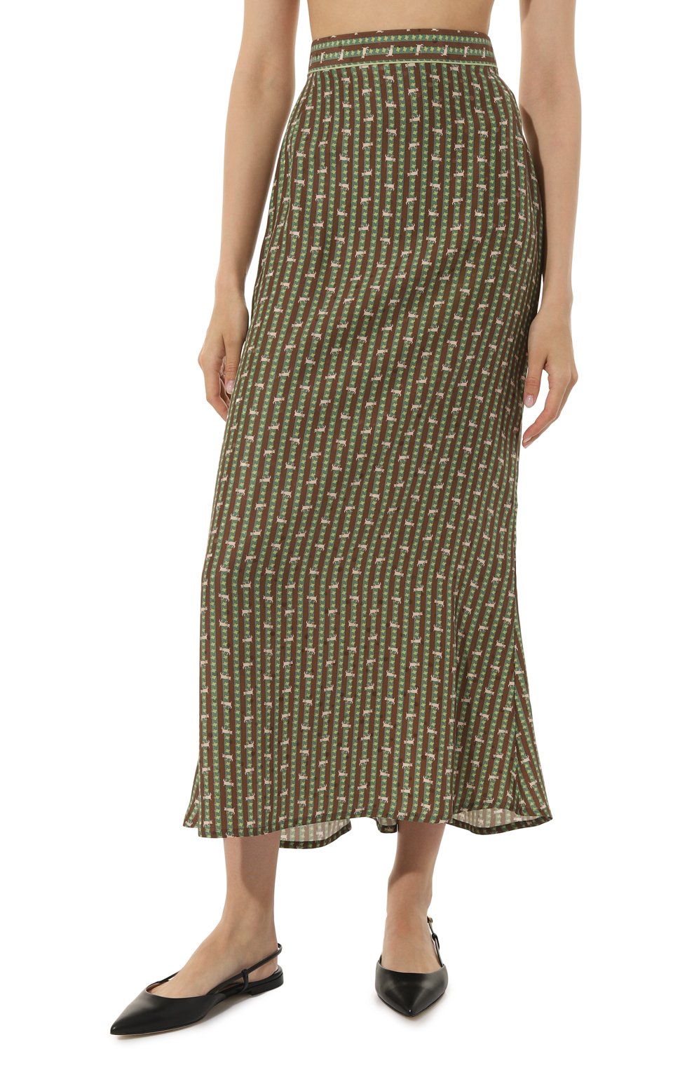Шелковая юбка ULYANA SERGEENKO, арт. GNM003SS22Ornella 4550т2, фото 3