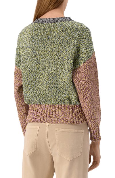 Свитер из хлопка и шерсти WEEKEND MAX MARA, арт. L0LA, фото 4