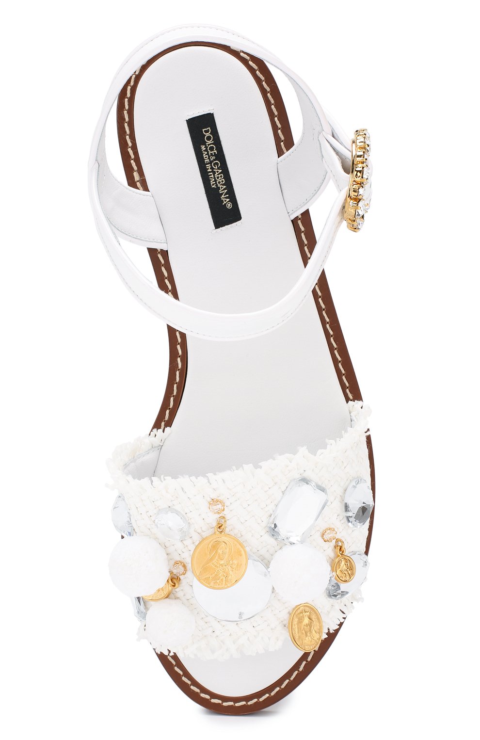 Плетеные сандалии DOLCE & GABBANA, арт. CQ0238/AK225, фото 5