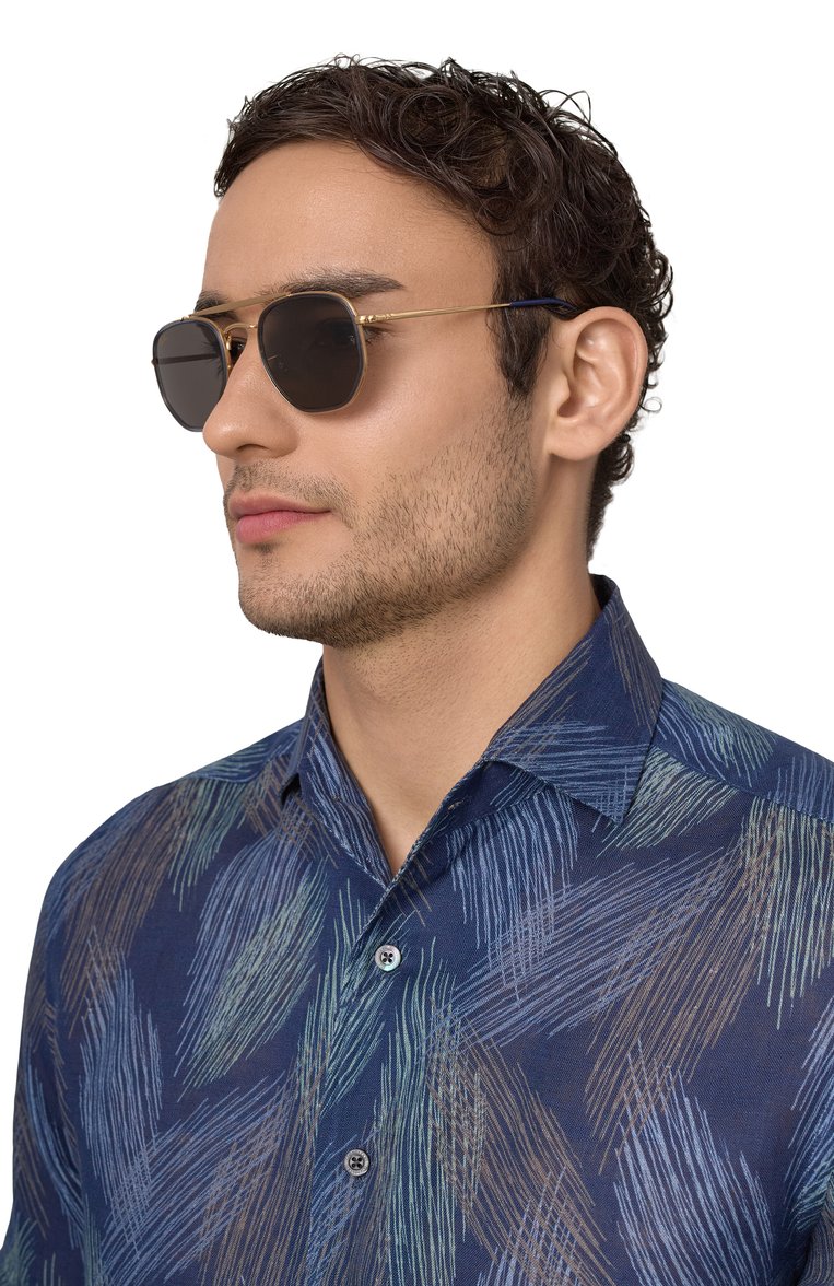 Женские солнцезащитные очки RAY-BAN черного цвета, арт. 3648M-9240B1 | Фото 2 (Нос: Не проставлено; Региональные ограничения белый список (Axapta Mercury): Не проставлено; Тип очков: С/з; Материал: Металл; Кросс-КТ: С/з-унисекс; Очки форма: Авиаторы; Оптика Гендер: оптика-унисекс)