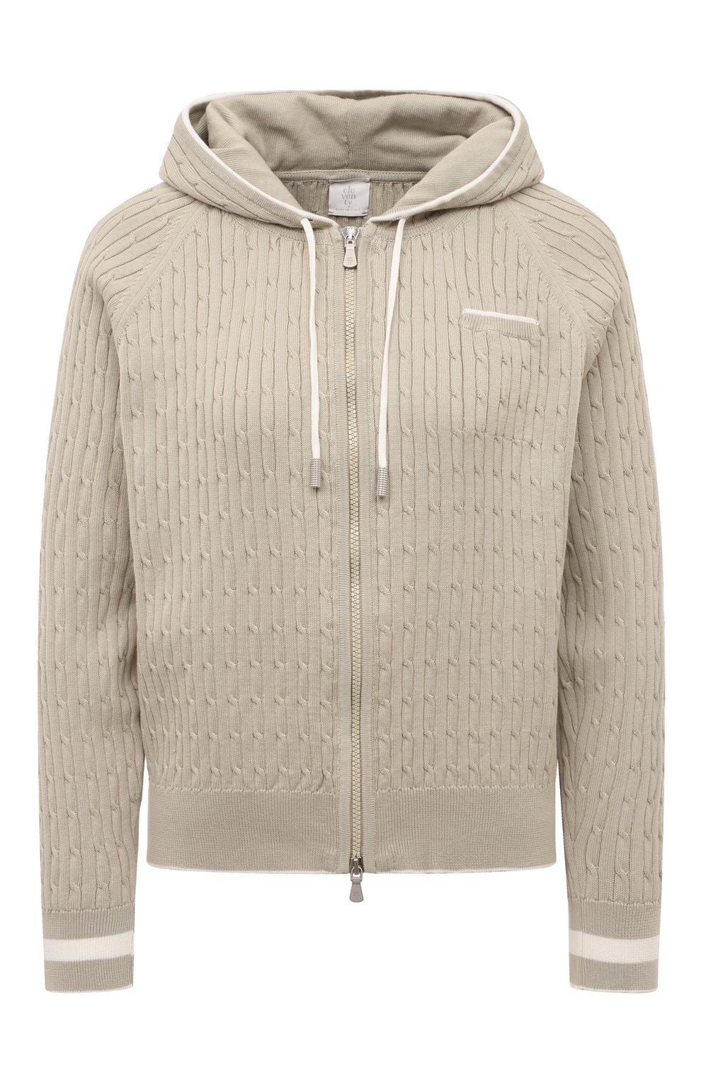 Хлопковый кардиган ELEVENTY светло-зеленого цвета по цене 69950 руб., арт. G81MAGG20 MAG0G043, фото 1 Хлопковый кардиган ELEVENTY, арт. G81MAGG20 MAG0G043, фото 1