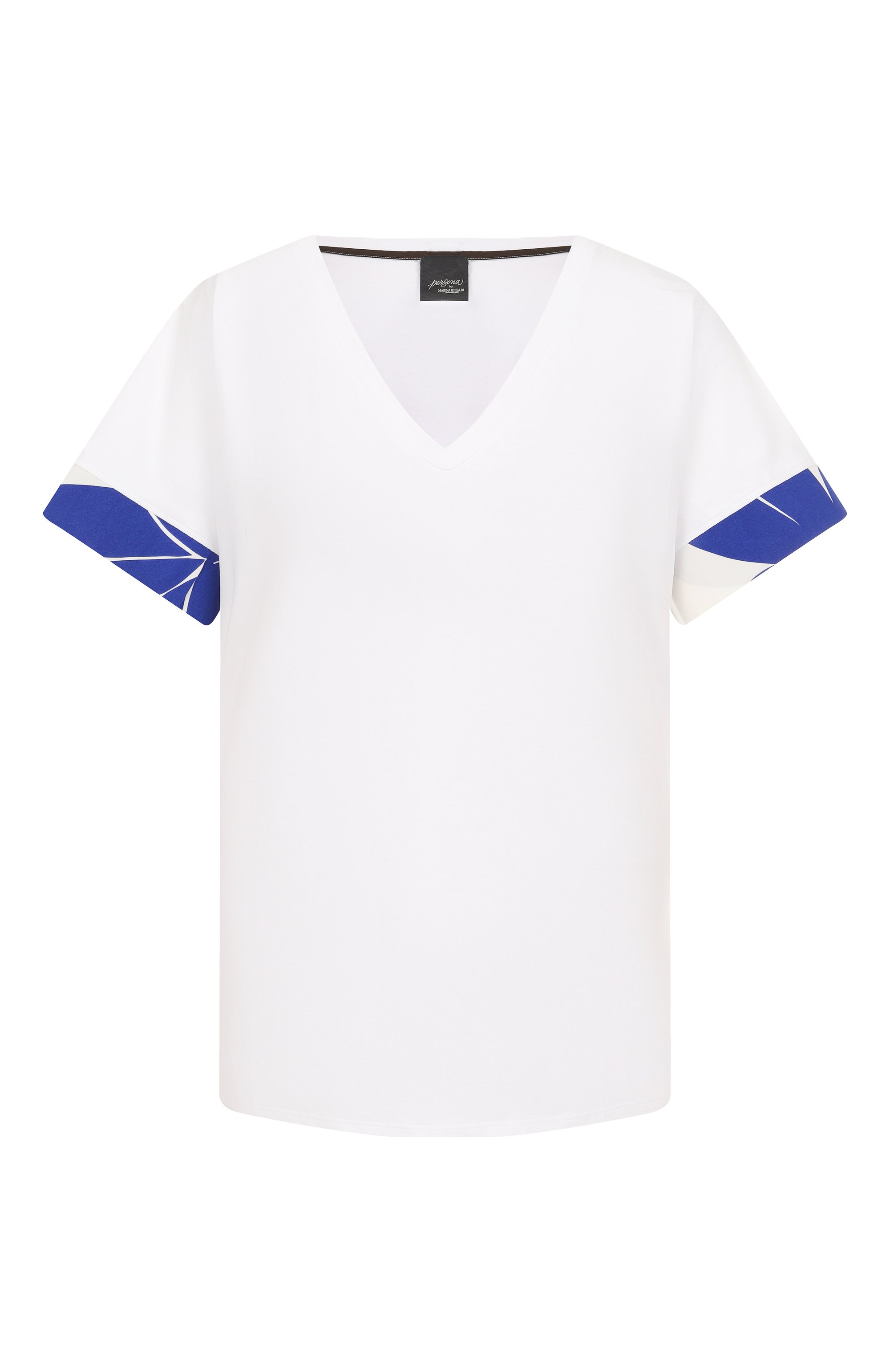 Хлопковая футболка PERSONA BY MARINA RINALDI, арт. C0IMBRA, фото 1