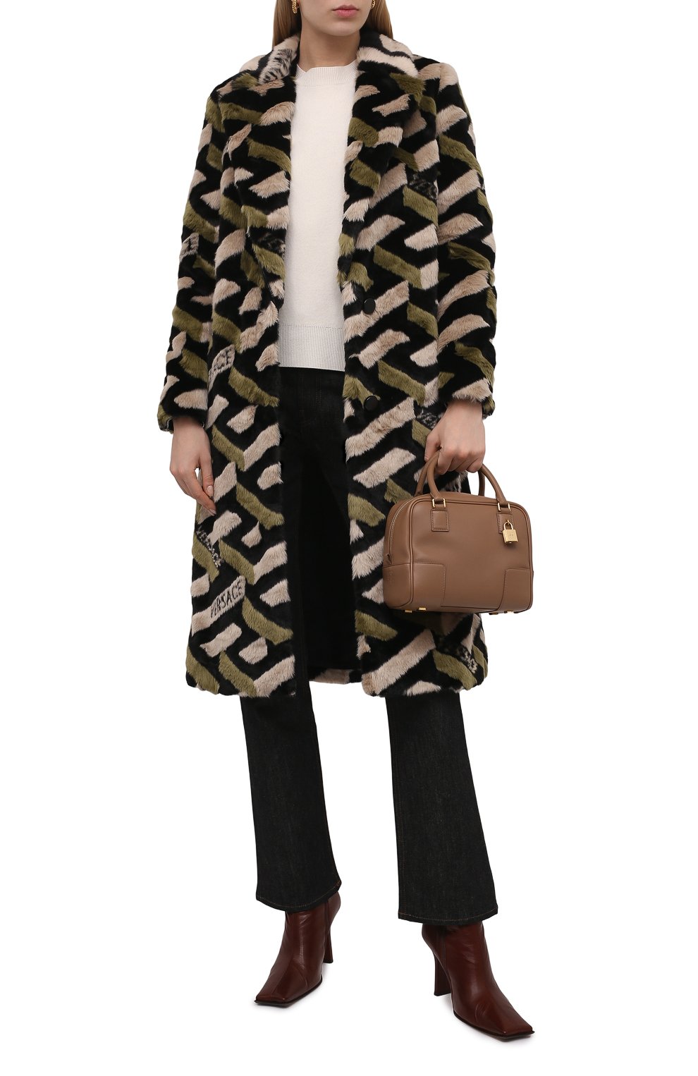 Шуба из экомеха VERSACE, арт. 1002134/1A01778, фото 2