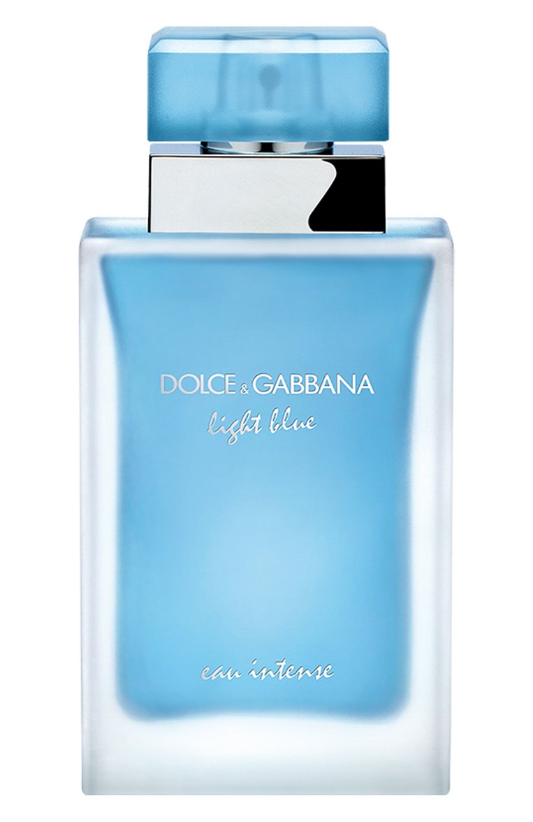 Парфюмерная вода light blue eau intense (25ml) DOLCE & GABBANA бесцветного цвета, арт. 8057971181339 | Фото 1 (Региональные ограничения белый список (Axapta Mercury): Не проставлено; Нос: Не проставлено; Тип продукта - парфюмерия: Парфюмерная вода; Тип аромата: Фруктовый, Цветочный; Ограничения доставки: flammable)