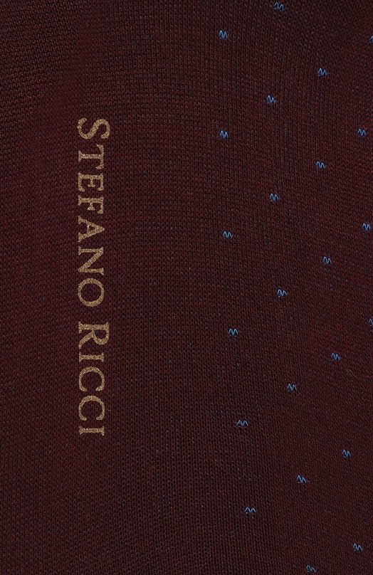 Хлопковые носки Stefano Ricci C034RI1045/C034RI Бордовый  C034RI1045/C034RI Фото 2