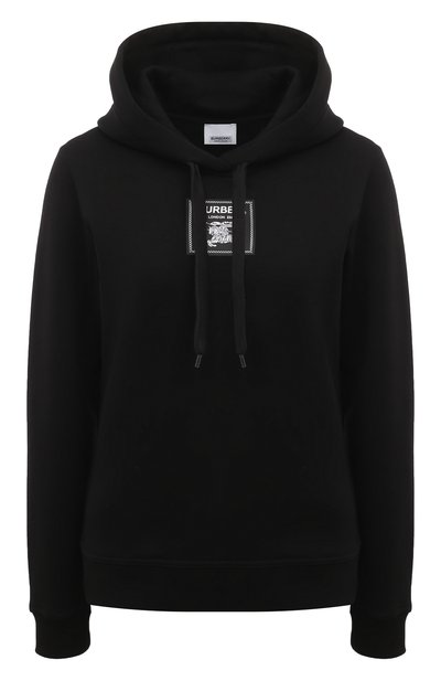 Женский хлопковое худи BURBERRY, арт. 8063475