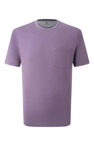 Мужская хлопковая футболка BRUNELLO CUCINELLI, арт. M0B131376