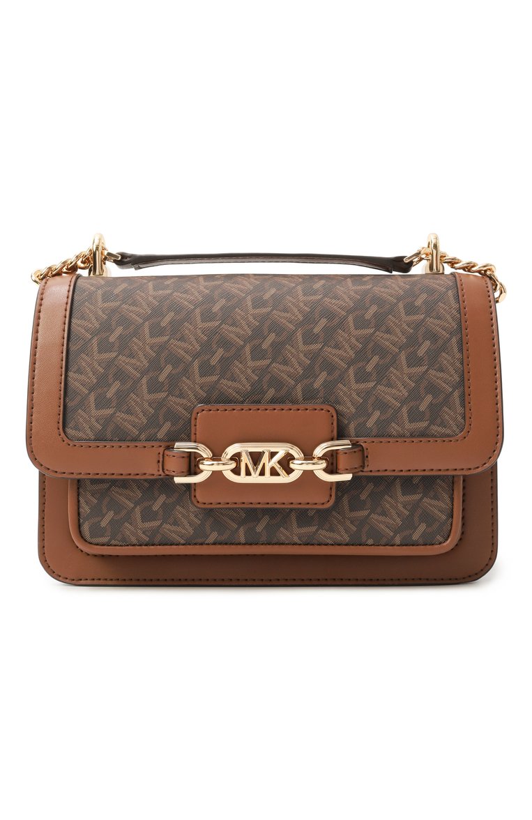 Женская сумка heather MICHAEL MICHAEL KORS коричневого цвета, арт. 30R4G7HL3B | Фото 1 (Ремень/цепочка: На ремешке; Материал: Экокожа; Размер: small)