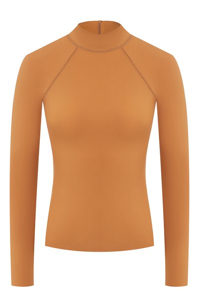 Женская лонгслив NANUSHKA, арт. MADI_BR0WN_SWIM JERSEY
