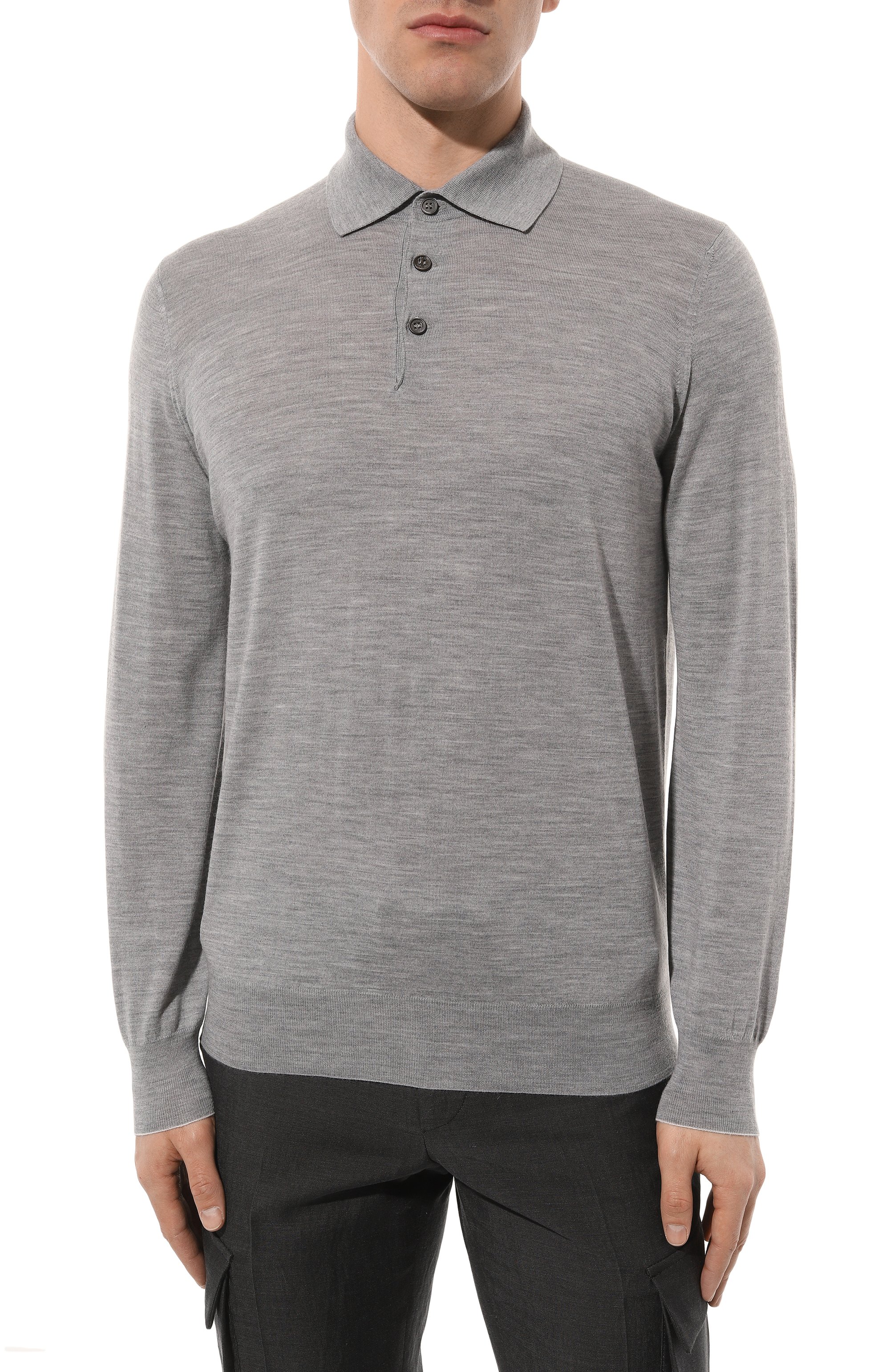 Поло из шерсти и кашемира BRUNELLO CUCINELLI, арт. M2400B2007, фото 3