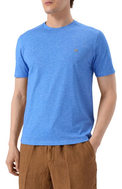 Футболка из шелка и хлопка STEFANO RICCI, арт. MNH5104350/JC2900, фото 3